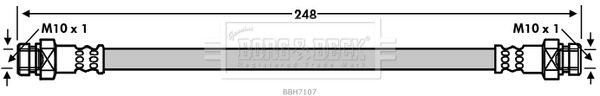 BORG & BECK Тормозной шланг BBH7107
